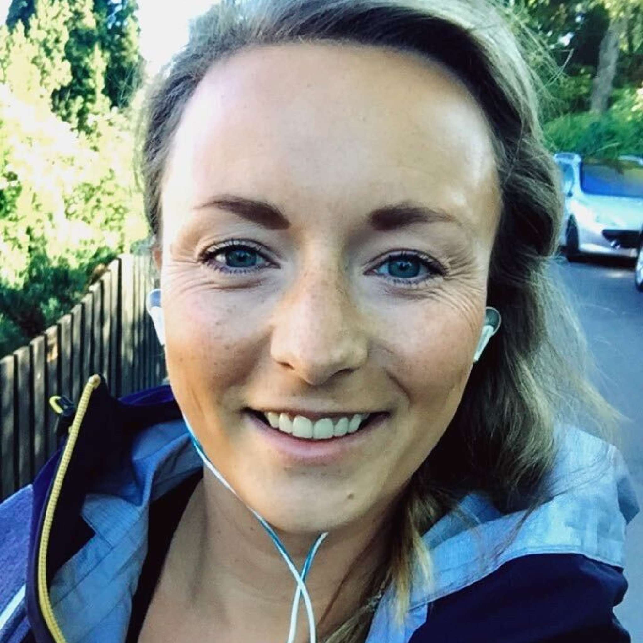 Selfie av smilende Liv Oftedal Rossow